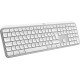 Logitech Master MX Keys S for Mac clavier Bureau RF sans fil + Bluetooth QWERTY US International Aluminium, Blanc