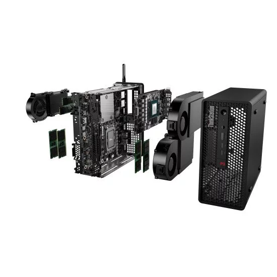 Lenovo ThinkStation P3 Ultra Intel® Core™ i7 i7-14700 16 Go DDR5-SDRAM 512 Go SSD NVIDIA Quadro T1000 Windows 11 Pro Mini Tower Station de travail Noir Lenovo ThinkStation P3 Ultra Intel® Core™ i7 i7-14700 16 Go DDR5-SDRAM 512 Go SSD NVIDIA Quadro T1000 Windows 11 Pro Mini Tower Station de travail Noir