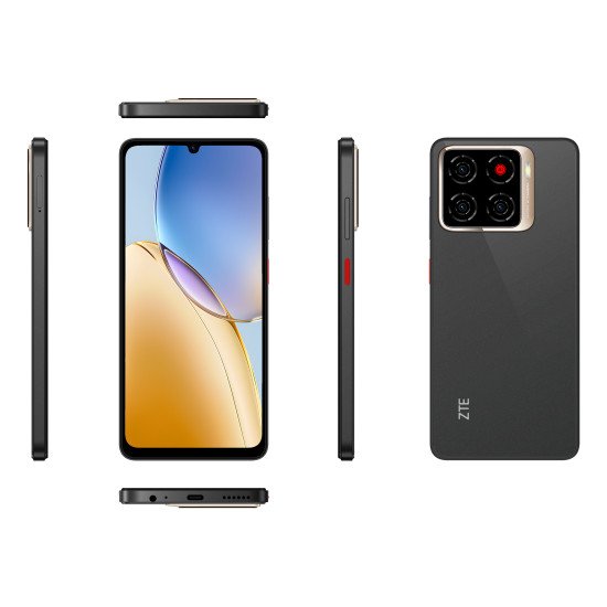 ZTE Blade A56 17,1 cm (6.75") Double SIM 4G 4 Go 64 Go Noir ZTE Blade A56 17,1 cm (6.75") Double SIM 4G 4 Go 64 Go Noir