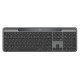 Logitech Signature Slim Solar+ K980 clavier Universel RF sans fil + Bluetooth QWERTY Graphite