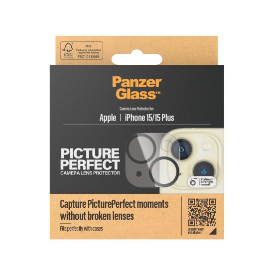 PanzerGlass Camera Protector Protection d'écran transparent Apple 1 pièce(s)