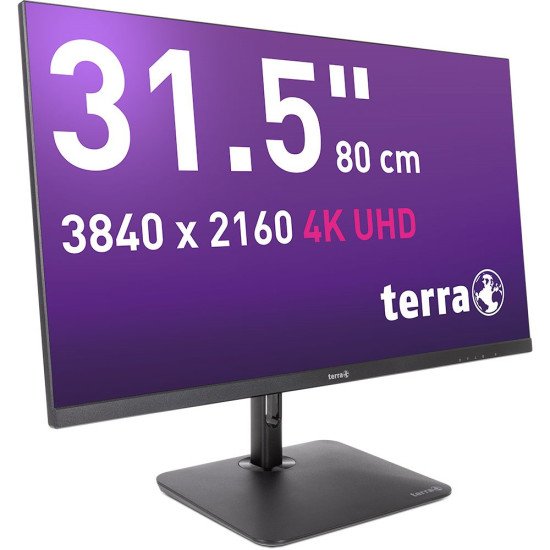 TERRA 3030234 écran PC 80 cm (31.5") 3840 x 2160 pixels 4K Ultra HD LCD Noir TERRA 3030234 écran PC 80 cm (31.5") 3840 x 2160 pixels 4K Ultra HD LCD Noir