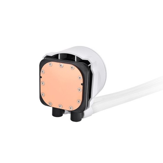 Thermaltake CL-W377-PL14SW-A système de refroidissement d'ordinateur Boitier PC Refroidisseur de liquide tout-en-un 14 cm Blanc Thermaltake CL-W377-PL14SW-A système de refroidissement d'ordinateur Boitier PC Refroidisseur de liquide tout-en-un 14 cm Blanc