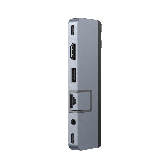 HYPER DUO PRO 7-in-2 USB-C Hub USB Type-C 104 Mbit/s Gris