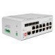 Digitus Commutateur PoE réseau Gigabit Ethernet 8 ports, industriel, L2 géré, 4 SFP en liaison montante