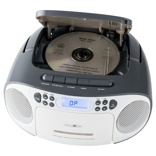 Reflexion RCR2260 Portable Blanc, Gris