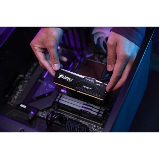 Kingston Technology FURY Beast 32 Go 5600 MT/s DDR5 CL36 DIMM (Kits de 2) RGB Kingston Technology FURY Beast 32 Go 5600 MT/s DDR5 CL36 DIMM (Kits de 2) RGB