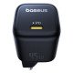 Baseus PicoGo Universel Noir Secteur Charge rapide Intérieure Baseus PicoGo Universel Noir Secteur Charge rapide Intérieure