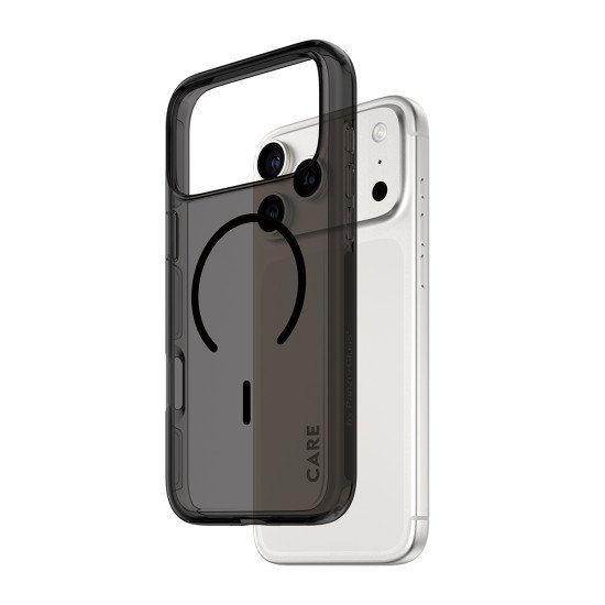 PanzerGlass CARE by ® Flagship Case Urban Explorer Smokey w. Black MagSafe iPhone 17 Pro Max coque de protection pour téléphones portables Housse Noir
