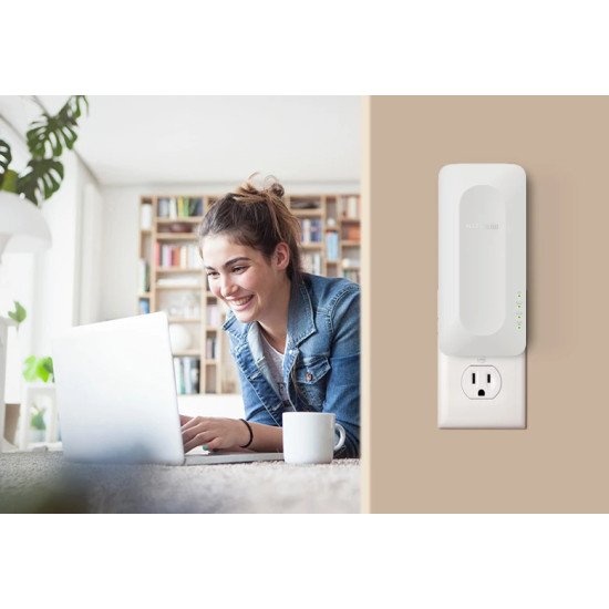 NETGEAR EAX17 routeur sans fil Gigabit Ethernet Bi-bande (2,4 GHz / 5 GHz) Blanc