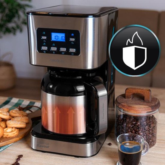 Cecotec Coffee 66 Drop & Thermo Time Entièrement automatique Machine à café filtre 1,2 L