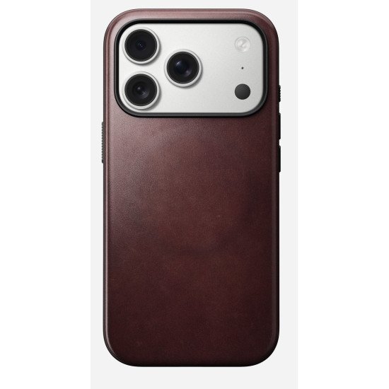 Nomad Modern Leather Case coque de protection pour téléphones portables 16 cm (6.3") Housse Bordeaux