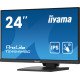 iiyama ProLite T2454MSC-B2AG écran PC 60,5 cm (23.8") 1920 x 1080 pixels Full HD LED Écran tactile Multi-utilisateur Noir iiyama ProLite T2454MSC-B2AG écran PC 60,5 cm (23.8") 1920 x 1080 pixels Full HD LED Écran tactile Multi-utilisateur Noir