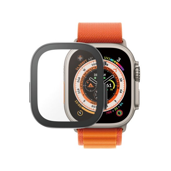 PanzerGlass Apple Watch Full Body Case D30 Transparent Verre trempé, Polyéthylène téréphthalate (PET)