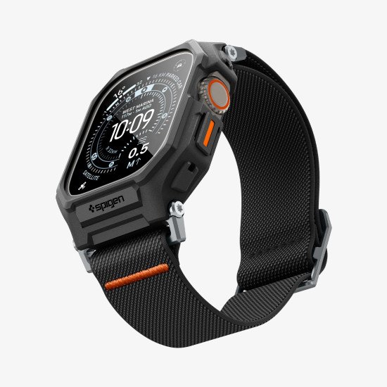 Spigen Lite Fit Pro Boîtier + bracelet Noir Polyuréthane thermoplastique (TPU)