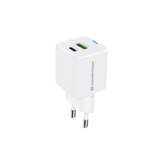 Conceptronic ALTHEA16W chargeur d'appareils mobiles Universel Blanc Secteur Charge rapide Intérieure
