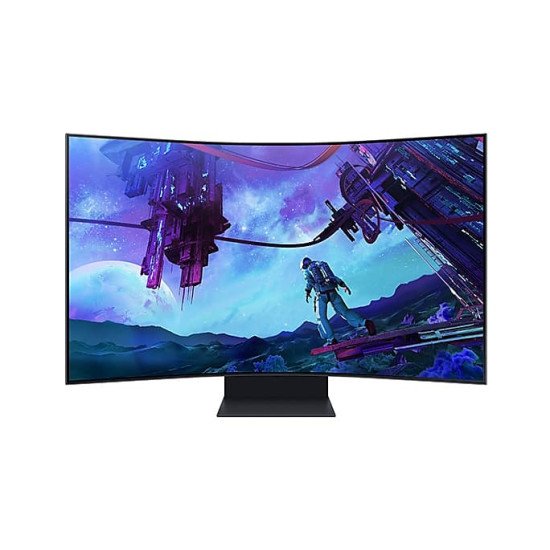 Samsung MON LS55CG97WNUXEN écran PC 139,7 cm (55") 3840 x 2160 pixels 4K Ultra HD LED Noir