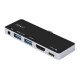 StarTech.com Adaptateur Multiport USB-C - USB-C vers 4K 60Hz HDMI 2.0 - Power Delivery Passthrough 100W - Hub USB 3.0 3 Ports - Audio - Mini Dock USB-C - Travel Dock USB Type-C