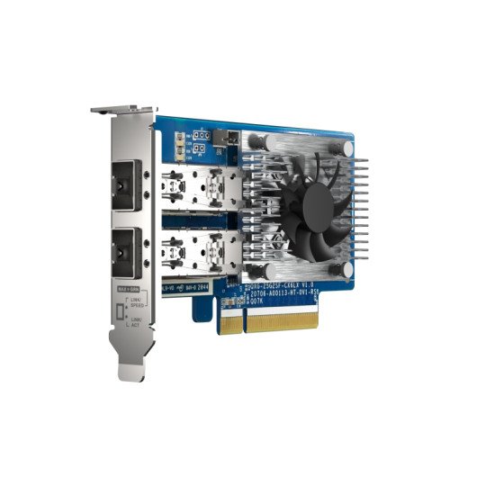 QNAP QXG-25G2SF-CX6 carte réseau Interne Fibre 25000 Mbit/s