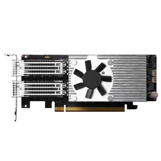 QNAP QXG-100G2SF-E810 carte réseau Interne Fibre 100000 Mbit/s QNAP QXG-100G2SF-E810 carte réseau Interne Fibre 100000 Mbit/s