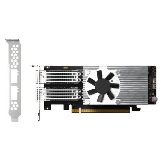 QNAP QXG-100G2SF-E810 carte réseau Interne Fibre 100000 Mbit/s QNAP QXG-100G2SF-E810 carte réseau Interne Fibre 100000 Mbit/s
