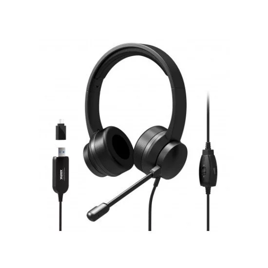 Port Designs 901605 écouteur/casque Avec fil Arceau USB Type-A Noir Port Designs 901605 écouteur/casque Avec fil Arceau USB Type-A Noir
