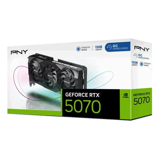 PNY GeForce RTX 5070 OC NVIDIA 12 Go GDDR7 PNY GeForce RTX 5070 OC NVIDIA 12 Go GDDR7