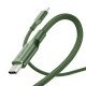 PanzerGlass empower™ by ® Racing 60W USB-C to USB-C Cable | USB 2.0 | 2M | Sage câble USB Vert