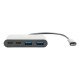 V7 USB-C mâle vers USB-A femelle x 2, hub USB-C femelle USB 3.2 Gen1 5 Gbit/s x 2 noir