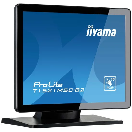 iiyama ProLite T1521MSC-B2 écran PC 38,1 cm (15") 1024 x 768 pixels XGA LED Écran tactile Dessus de table Noir iiyama ProLite T1521MSC-B2 écran PC 38,1 cm (15") 1024 x 768 pixels XGA LED Écran tactile Dessus de table Noir