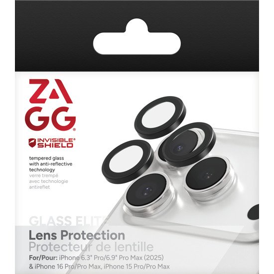 InvisibleShield Glass Elite Protecteur d'objectif caméra Apple 3 pièce(s) InvisibleShield Glass Elite Protecteur d'objectif caméra Apple 3 pièce(s)