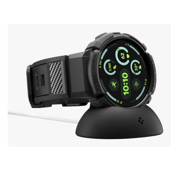 Spigen ACS11223 accessoire intelligent à porter sur soi Boîtier + bracelet Noir Polyuréthane thermoplastique (TPU)