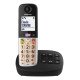 Panasonic KX-TGU432 Téléphone DECT Identification de l'appelant Noir, Argent