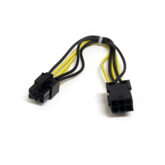 StarTech.com Câble d'extension d'alimentation PCI Express 6 broches 20 cm StarTech.com Câble d'extension d'alimentation PCI Express 6 broches 20 cm