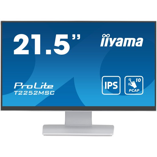 iiyama ProLite écran PC 54,6 cm (21.5") 1920 x 1080 pixels Full HD LCD Écran tactile Table Blanc