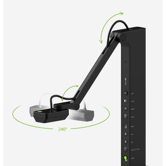 IPEVO VZ-R ULTRA caméra de documents Noir