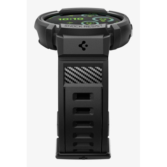 Spigen ACS11223 accessoire intelligent à porter sur soi Boîtier + bracelet Noir Polyuréthane thermoplastique (TPU)