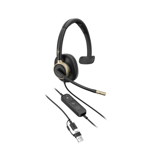 HP Poly Micro-casque filaire USB monaural Mission 815 (en vrac)