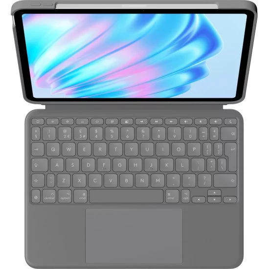 Logitech Combo Touch QWERTY Anglais britannique Smart Connector Gris Logitech Combo Touch QWERTY Anglais britannique Smart Connector Gris