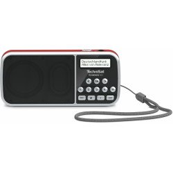 TechniSat TECHNIRADIO RDR Portable Numérique Noir, Rouge