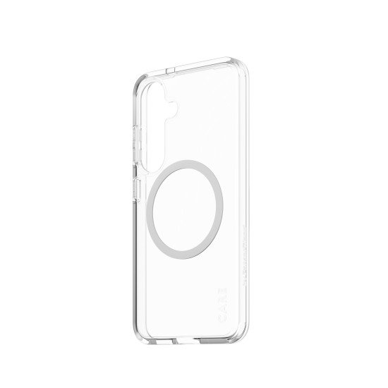 PanzerGlass CARE by ® Flagship Case Transparent Urban Combat w. White Qi Compatible Samsung Galaxy S25 coque de protection pour téléphones portables Housse PanzerGlass CARE by ® Flagship Case Transparent Urban Combat w. White Qi Compatible Samsung Galaxy S25 coque de protection pour téléphones portables Housse