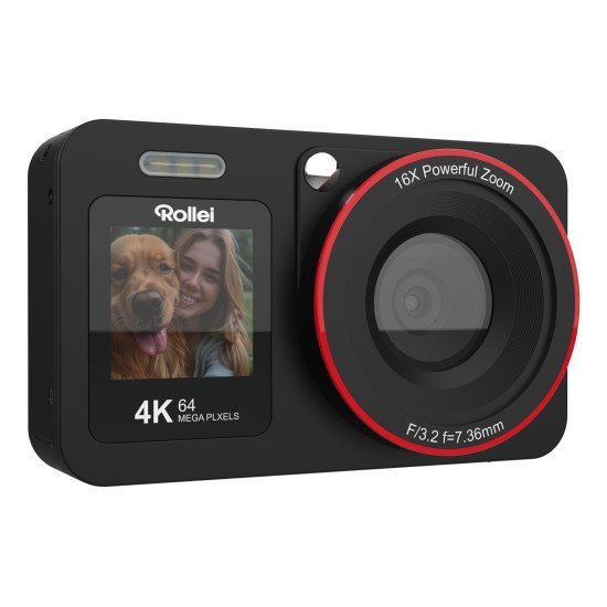 Rollei Compactline 12030 compact camera 1/3.2" Appareil-photo compact 64 MP 9248 x 6936 pixels Noir