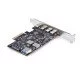 StarTech.com Carte PCIe USB à 5 Ports, USB 3.2 10Gbps, Carte PCI Express avec 4x USB-C et 1x USB-A interne, Carte Contrôleur USB PCIe, Windows/macOS/Linux StarTech.com Carte PCIe USB à 5 Ports, USB 3.2 10Gbps, Carte PCI Express avec 4x USB-C et 1x USB-A interne, Carte Contrôleur USB PCIe, Windows/macOS/Linux