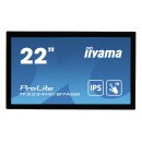 iiyama ProLite TF2234MC-B7AGB moniteur à écran tactile 54,6 cm (21.5") 1920 x 1080 pixels Plusieurs pressions Multi-utilisateur Noir