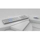CHERRY DW 9100 SLIM clavier RF sans fil + Bluetooth QWERTZ Argent