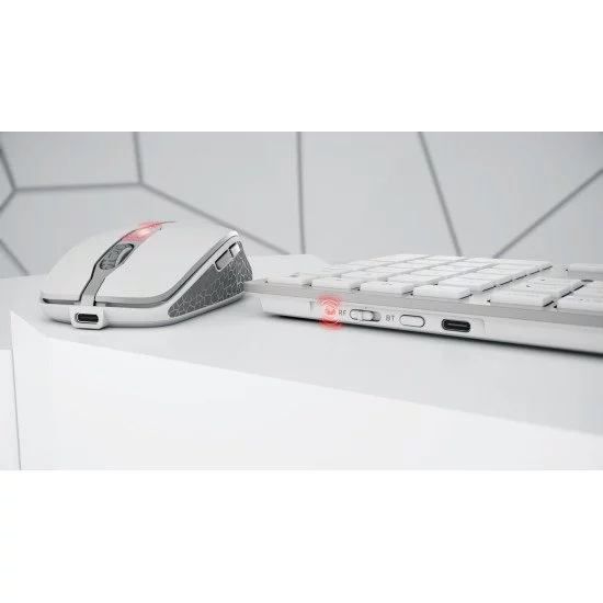 CHERRY DW 9100 SLIM clavier RF sans fil + Bluetooth QWERTZ Argent CHERRY DW 9100 SLIM clavier RF sans fil + Bluetooth QWERTZ Argent