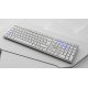 CHERRY DW 9100 SLIM clavier RF sans fil + Bluetooth QWERTZ Argent