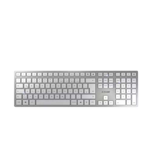 CHERRY DW 9100 SLIM clavier RF sans fil + Bluetooth QWERTZ Argent CHERRY DW 9100 SLIM clavier RF sans fil + Bluetooth QWERTZ Argent