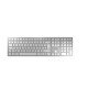 CHERRY DW 9100 SLIM clavier RF sans fil + Bluetooth QWERTZ Argent