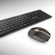 CHERRY DW 9100 SLIM clavier RF sans fil + Bluetooth QWERTZ Noir